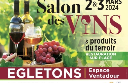 12ème Salon des Vins et Produits du Terroir 
Espace Ventadour d'Egletons